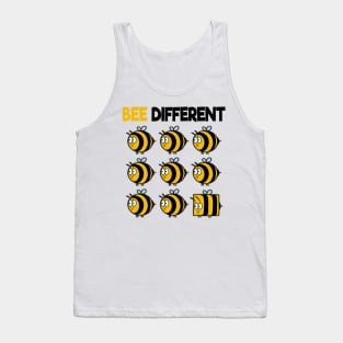 Bee Different Bees Beekeeper Cute Honey Individual Tank Top